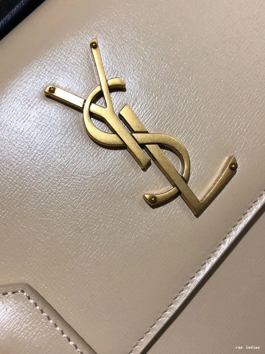 Repzbay REP SMOOTH LEATHER SUNSET SATCHEL MEDIUM IN YSL 0803